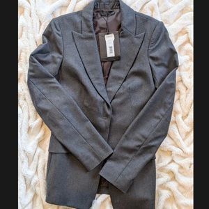 NWT The Row charcoal blazer size 4